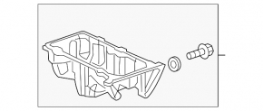 Oil pan Honda HR-V 16-22