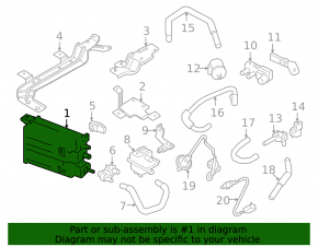 Carbon canister absorber Nissan Murano 25-26