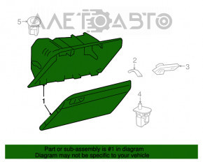 Glove box, glove compartment Chrysler 300 11-23