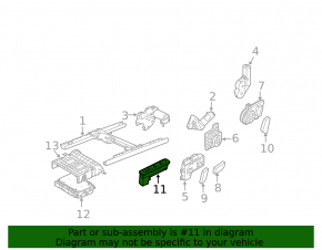 Front Left Seat Memory Buttons VW Tiguan 09-17