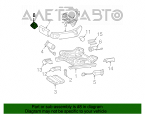Mercedes W164 ML Driver's Seat Control Computer