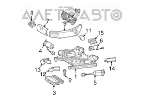 Mercedes W164 ML Driver's Seat Control Computer