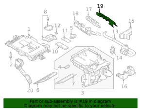 Nissan Ariya 23-25 ECU Bracket Upper Part