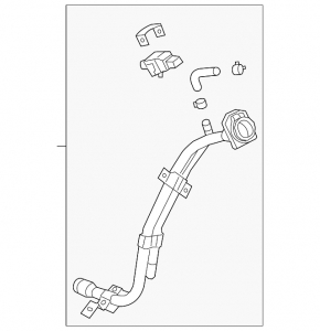 Fuel filler neck Hyundai Veloster 12-15 prerest