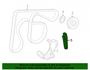 Honda HR-V 16-22 Drive Belt Idler Pulley