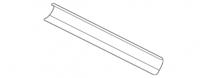Front panel trim right Volvo XC40 19-25 black-gray with backlight