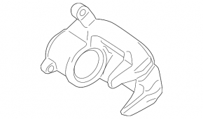 Brake caliper assembly rear left BMW 5 F10 11-16 electric