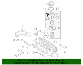 Fuel Pressure Sensor Kia Niro 17-22 HEV, PHEV