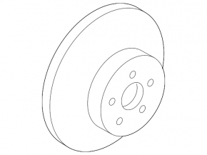 Front right brake disc Toyota C-HR 18-23 300/24mm