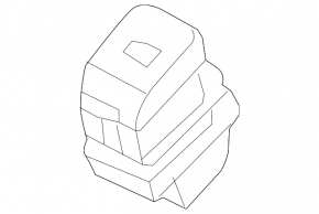 Audi A6 C7 12-18 interior trunk release button, chrome