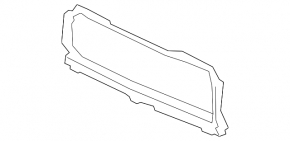 Front bumper seal inner upper kit 4 parts Audi E-Tron 19-23