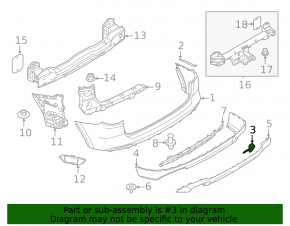 BMW X3 G01 22-24 Rear Bumper Tow Hook Cap