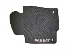 Floor mat front left VW Passat b7 12-15 USA black, rubber
