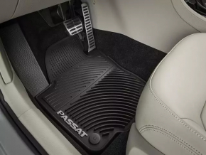Floor mat front left VW Passat b7 12-15 USA black, rubber