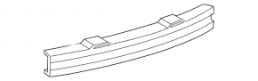 Rear Bumper Absorber VW Passat b7 12-15 USA, Broken