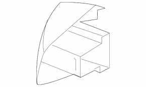 Audi Q3 83A 19-25 Rear Right Outer Handle Cap