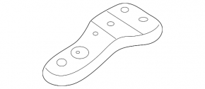 Subframe burr left VW Jetta 19-24