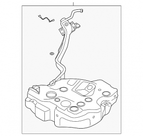 Fuel tank VW Jetta 19- 2.0T