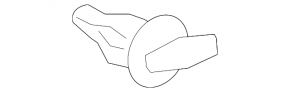 Front right door seal Lexus ES350 07-12
