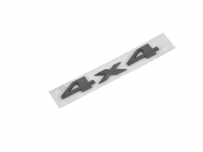 Emblem inscription 4x4 tailgate Jeep Compass 17-24 gray