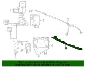 Foot operated trunk opening sensor for Honda CRV 23-26 hybrid