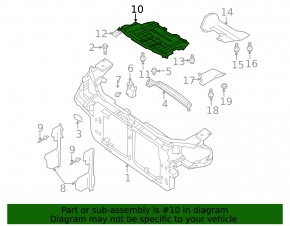 Front engine guard for Infiniti FX35 FX45 03-06