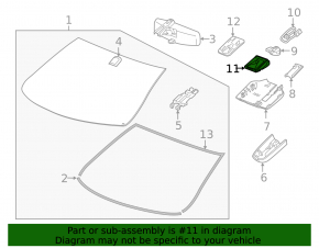 Chevrolet Malibu Lane Keeping Camera 16-25