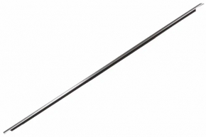 Molding door-glass central front right Chevrolet Malibu 16- chrome, sand