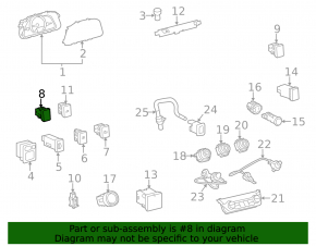 Toyota Rav4 13-18 Interaxle Differential Lock Button