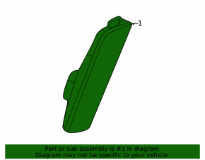 Chevrolet Equinox right front bumper dimensions 22-24