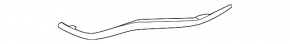 Right front bumper molding for Hyundai Elantra 24-25, chrome