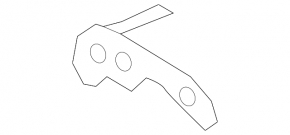 Rear Bumper Absorber Mount Left Hyundai Santa FE 19-20