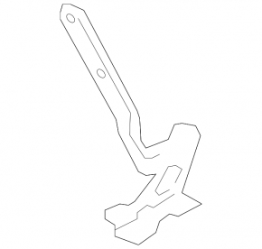 Left hood hinge Chevrolet Cruze 11-15
