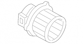 Motor fan heater 3 row Kia Sorento 16-20