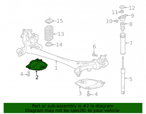 Right rear beam protection Mazda 3 19-26 4d