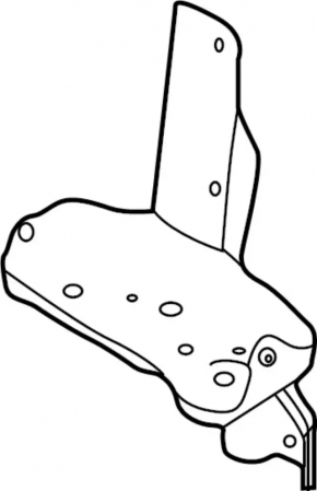 Battery tray bracket rear Infiniti QX50 19-25