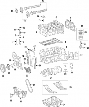 Cylinder head assembly Infiniti QX30 17-