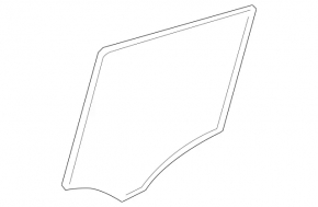 Rear left door glass for Mercedes W164 ML