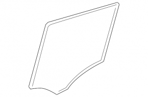 Rear left door glass for Mercedes W164 ML