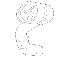 Inlet pipe with catalytic converter right BMW X7 G07 19-22 N63