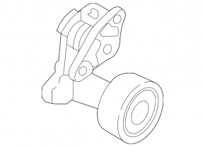 Hyundai Sonata 20-23 HEV front drive belt tensioner pulley