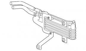 Oil cooler automatic transmission Acura MDX 14-15