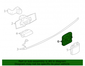 Blind Spot Sensor Bracket Right Infiniti QX50 19-25