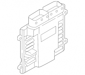 ECU block engine computer Hyundai Sonata 18-19 hybrid