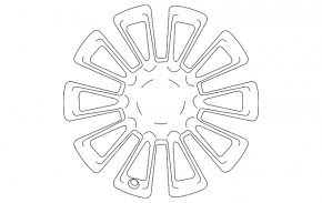 Wheel disk R18 Toyota Sienna 17-20