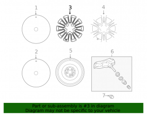 Wheel disk R18 Toyota Sienna 17-20