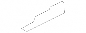 Door seal lower rear left Audi A6 C8 19-