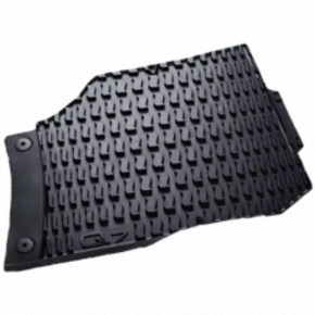 Set of floor mats for Audi Q7 4L 10-15 rubber black