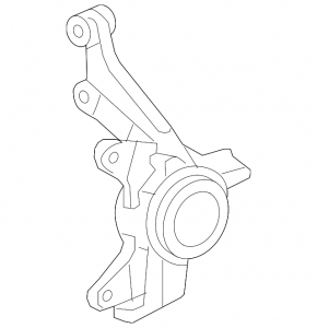 Trunnion with hub front right Honda HR-V 16-22 with casing, rusty