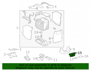 Rear lower center console trim panel for the cigarette lighter on a Toyota Highlander 14-19, beige, scratches